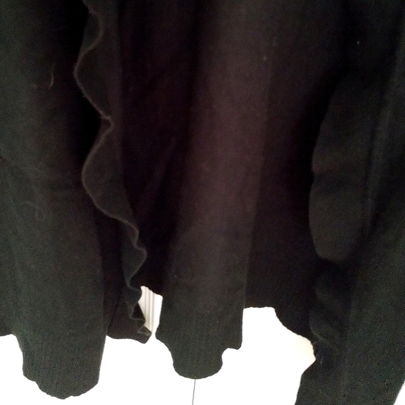 Long,Black Open Flyaway Cardigan by Zenana - Picture 7 of 12